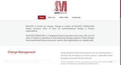 Desktop Screenshot of muutosconsulting.com
